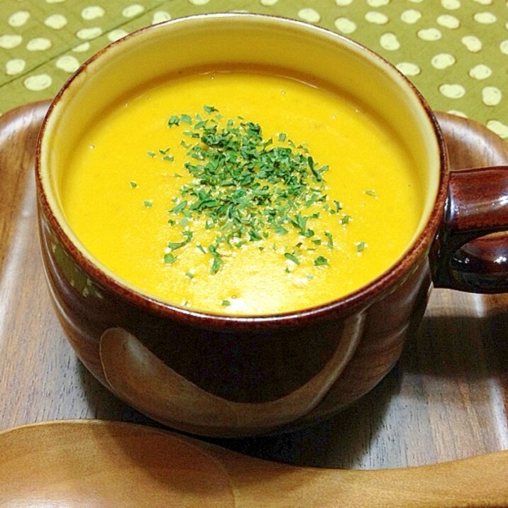 ご飯入り絶品☆パンプキン・スープ